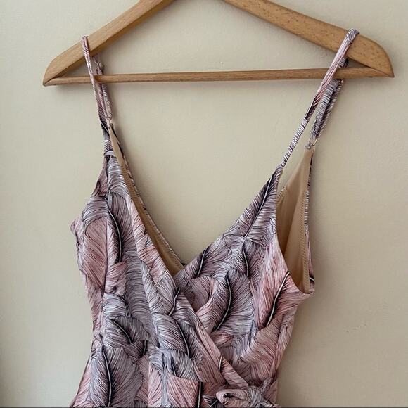 Somedays Lovin Spirit Flies Wrap One Piece Side Tie Swimwear Medium Women’s - Picture 3 of 10